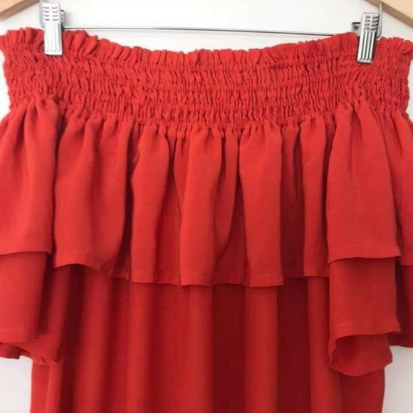 TIGERLILY Shirred Off The Shoulder Dress NWT R$170 - Picture 9 of 11